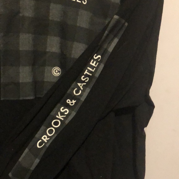 2xl crooks &castles black long sleeve - Picture 3 of 5